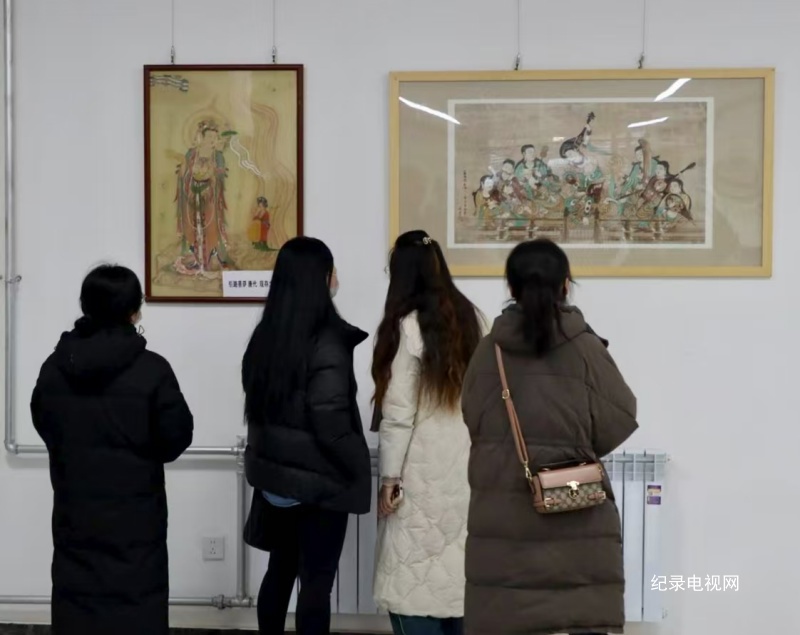 敦煌岩彩画书画艺术展开展