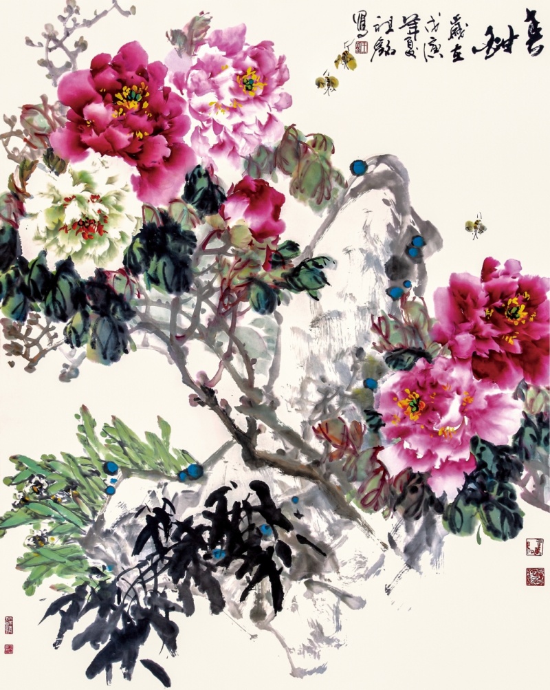 春酣  纸本  120cm×97cm  1998年_副本.jpg