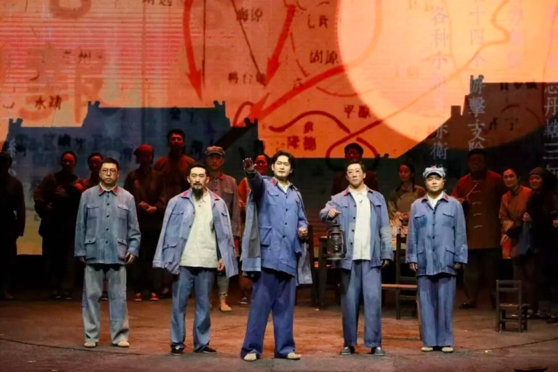 大型原创话剧《哈达铺的灯光》将于6月30日在国家大剧院献礼演出