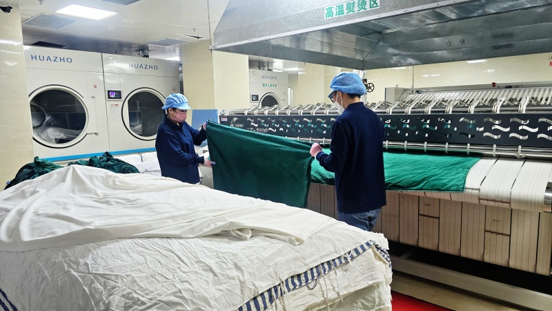 专业洗涤服务 兰州市中医医院北院区洗涤服务中心投运